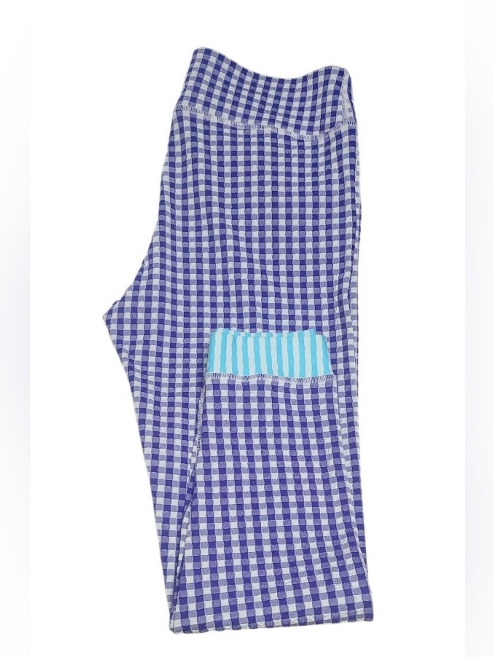The Upside Masilda Gingham Midi Pant/Legging